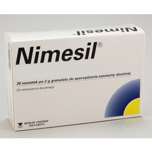Nimesil, granulat do sporządzania zawiesiny, 100 mg/2 g, 30 saszetek
